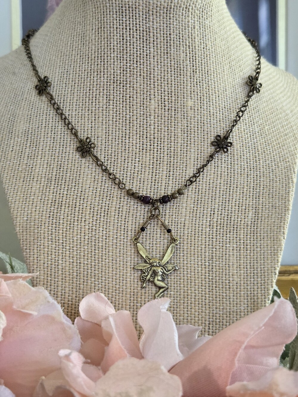 Vintage Fairy Necklace.